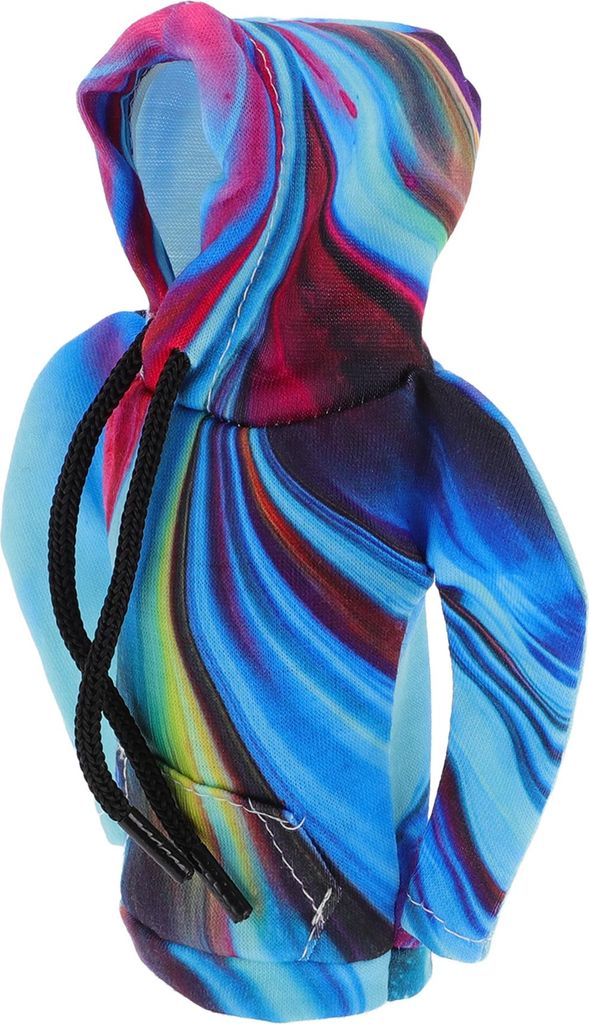 1 Stk. Schaltknaufabdeckung Dekorationsstick Schaltgriffschutz 15x11cm 3D-gedruckter Hoodie-Stil Blau Polyester