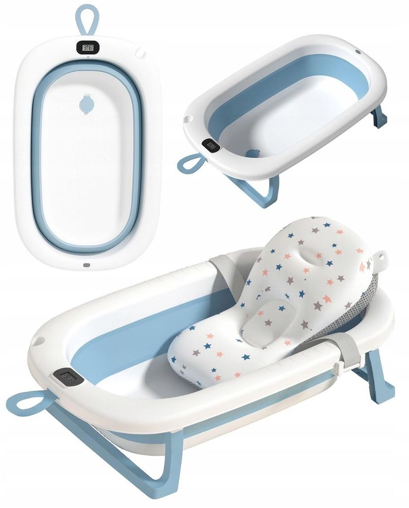 Babywanne - Babybadewanne 85x47x21,5cm - faltbare Badewanne Produktbild 