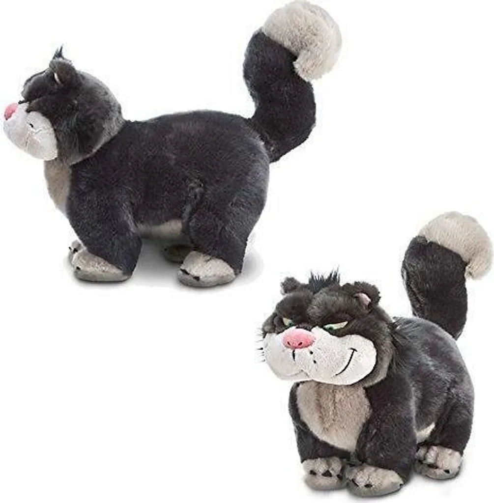 Lucifer Peluche Disney 30cm - Doudou Anti-Stress Chat Doux Cendrillon