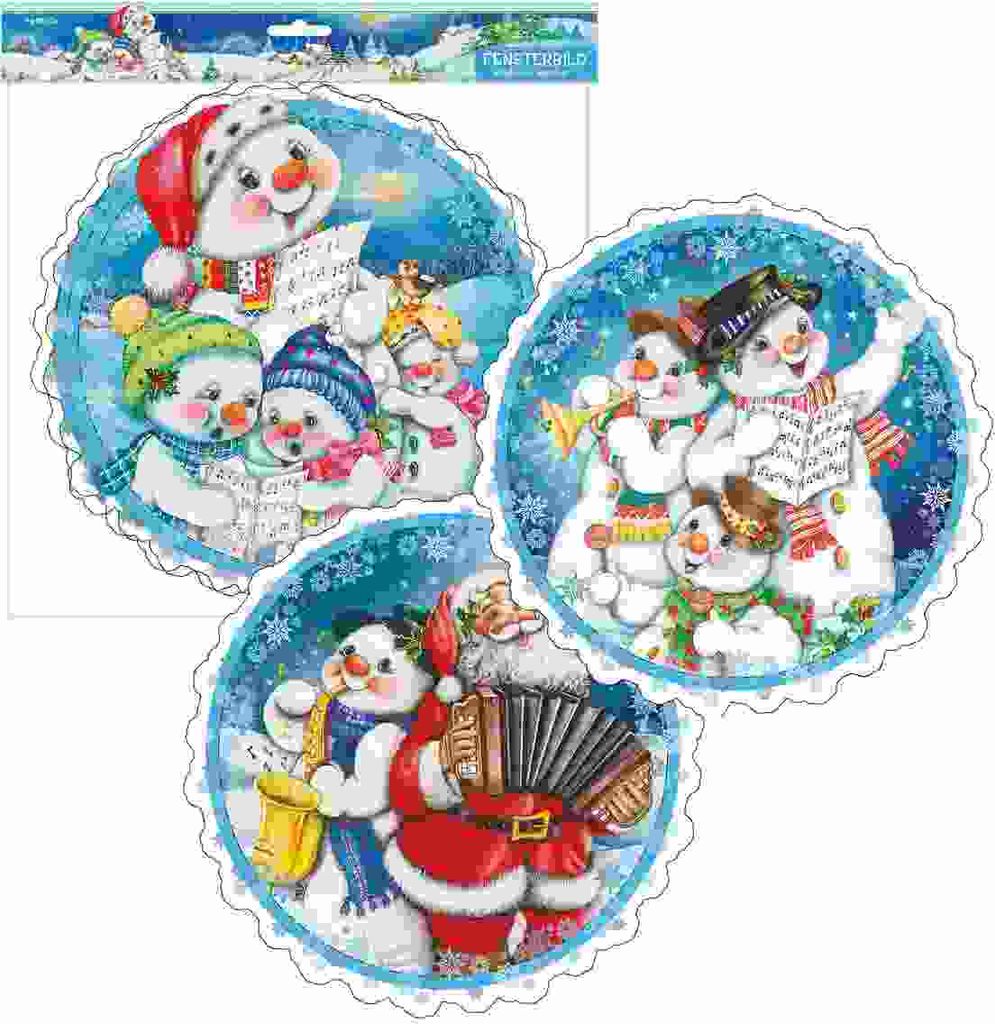 Fensterbild Schneemann 4260500165180