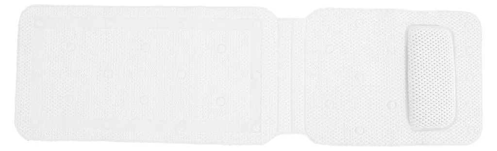 Tapis de Bain Anti-Douleur Ergonomique Blanc - Maille Séchage Rapide