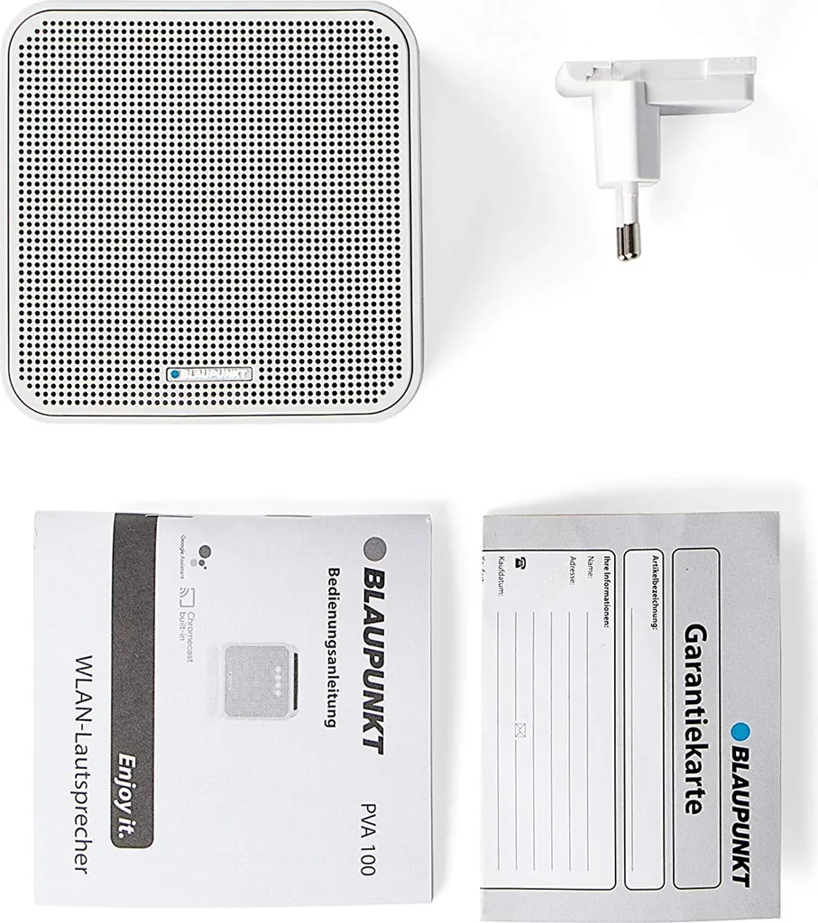 Blaupunkt PVA 100 Enceinte Connectée Google Assistant et Chromecast Intégré