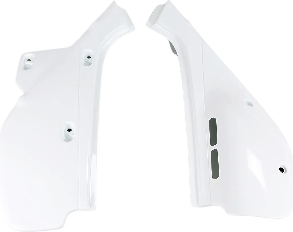 Paire de Plaques Latérales pour Moto Honda XR 600 R 97 en Blanc et Bleu