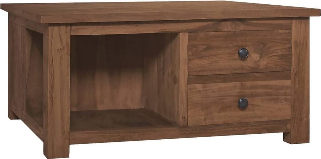 Maison Exclusive - Couchtisch 68x68x33 cm Teak Massivholz