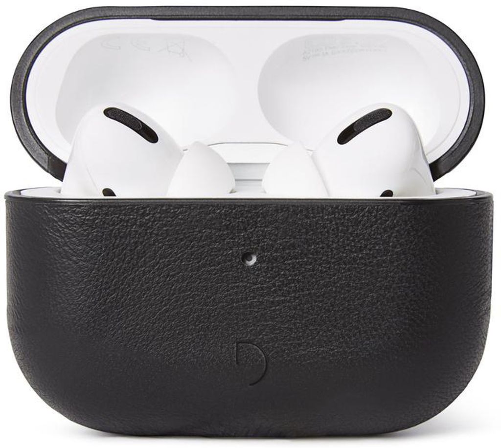 Decoded AirCase Lite - Apple AirPods 3 Hülle Echtes Leder - Schwarz