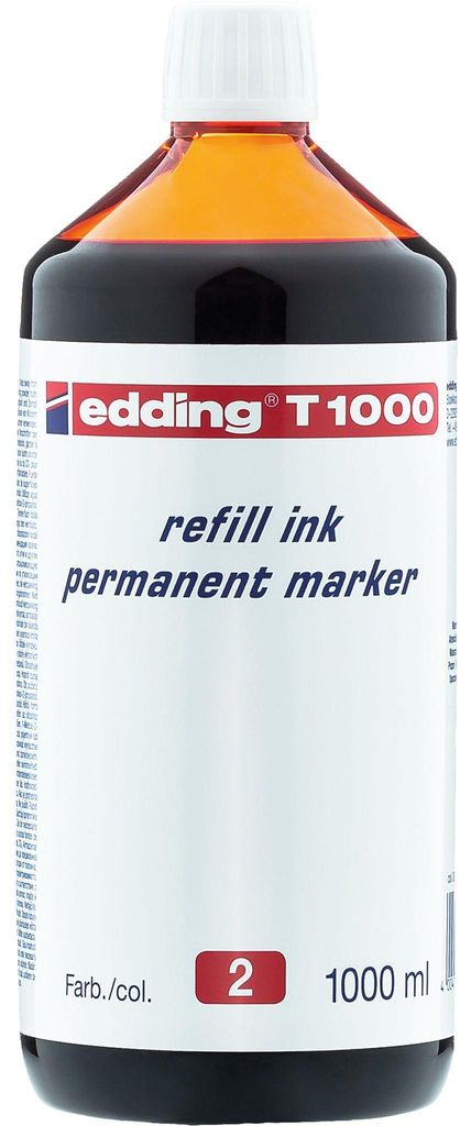 edding Nachfülltusche T1000 4-T1000002 1.000ml rot