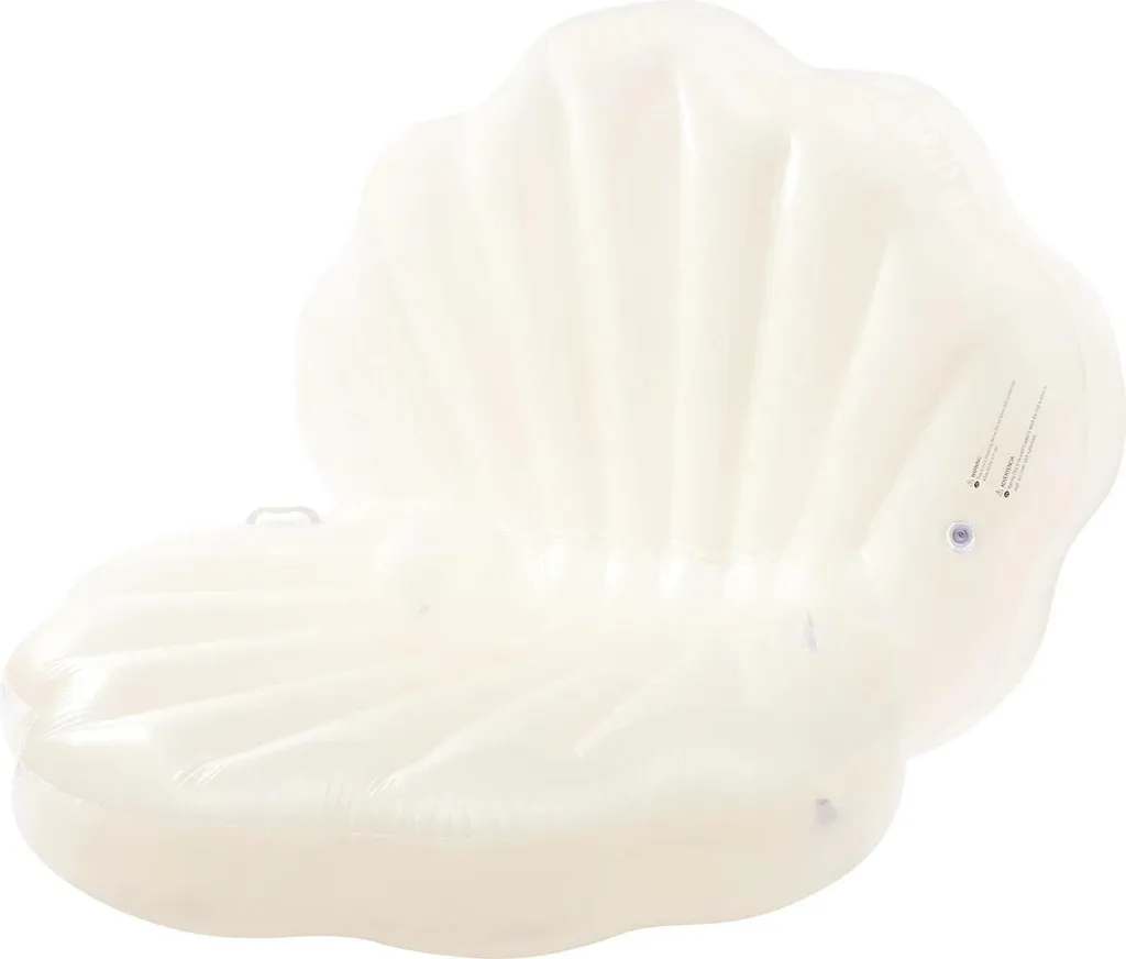 Fauteuil flottant coquillage stable et confortable - PVC Blanc 120cm