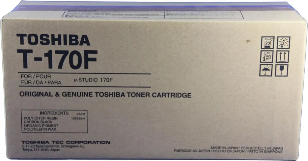 Toner Toshiba T-170 Noir E-Studio 150 (6A000000939) Idéal pour Bureaux