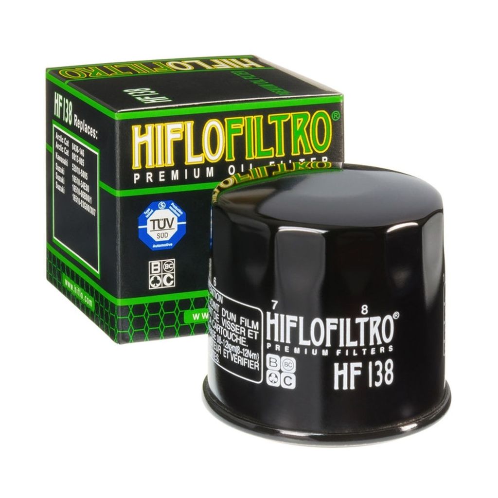 HIFLOFILTRO Ölfilter schwarz glänzend - HF138 Produktbild 