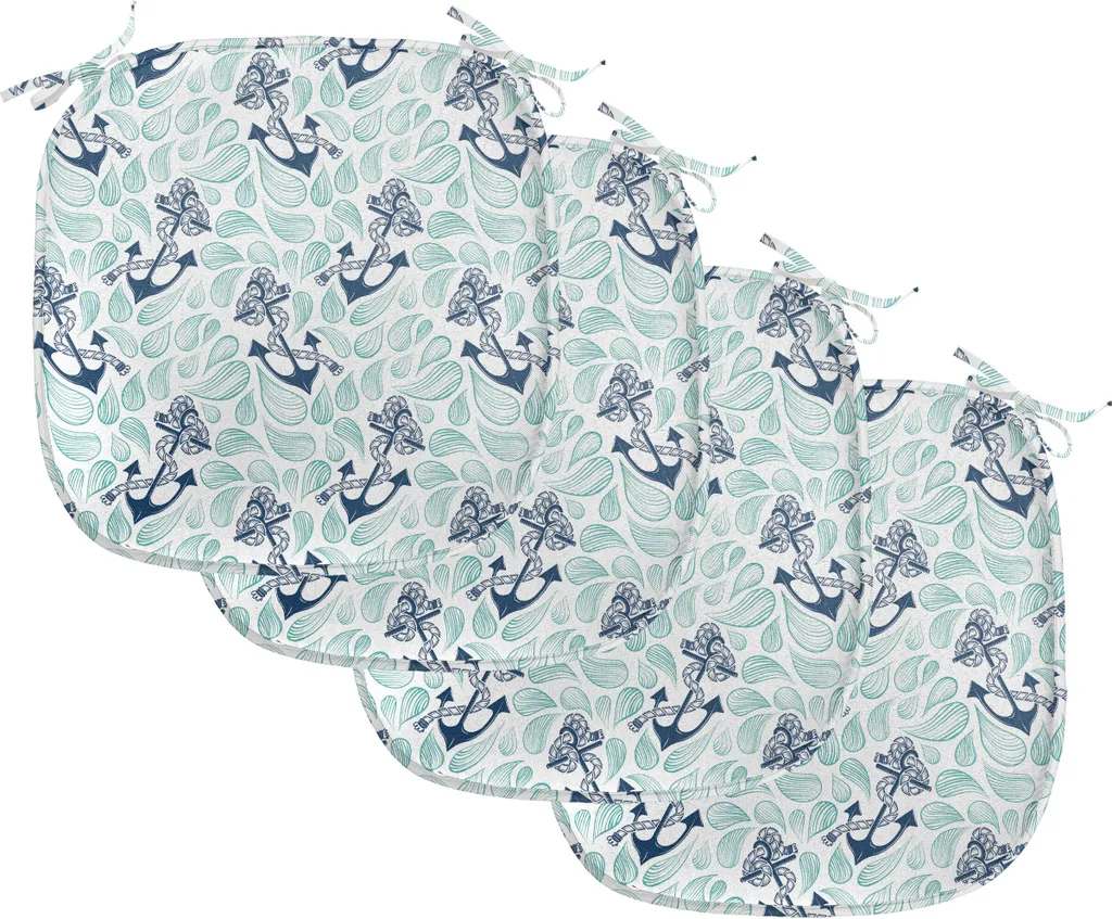 Cuscini Sedie Cucina Impermeabili ABAKUHAUS 40x40 Seafoam Set da 4