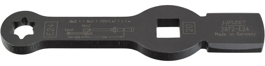 Douille à chocs TORX E24 2872-E24 avec carré de 20 mm pour poids lourds