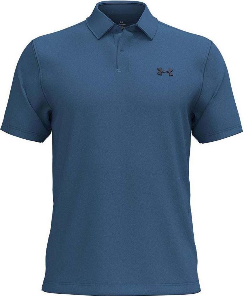 Under Armour Golf Tee To Green Pique Kurzarm-poloshirt Blau S Herren Blau S