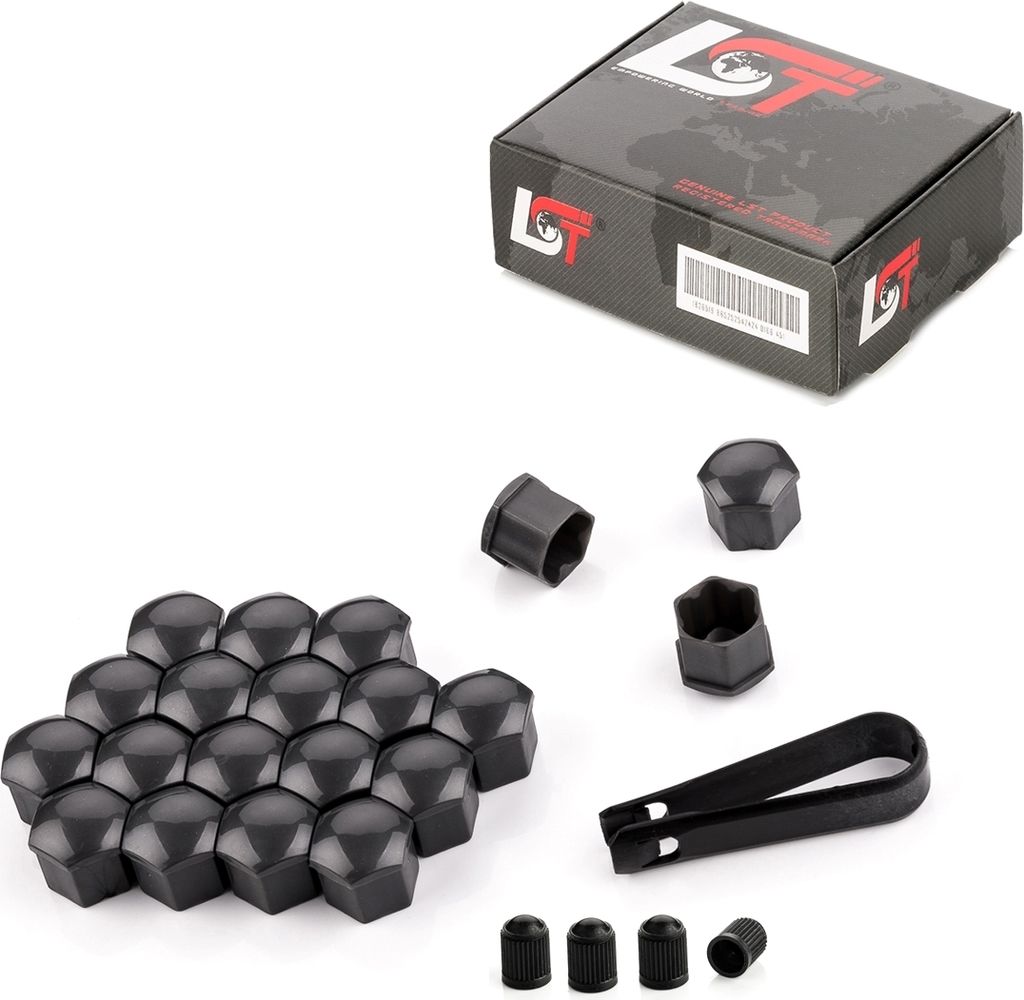 20x Radschrauben Abdeckkappen Radschraubenkappen 17 mm grau für BMW MINI