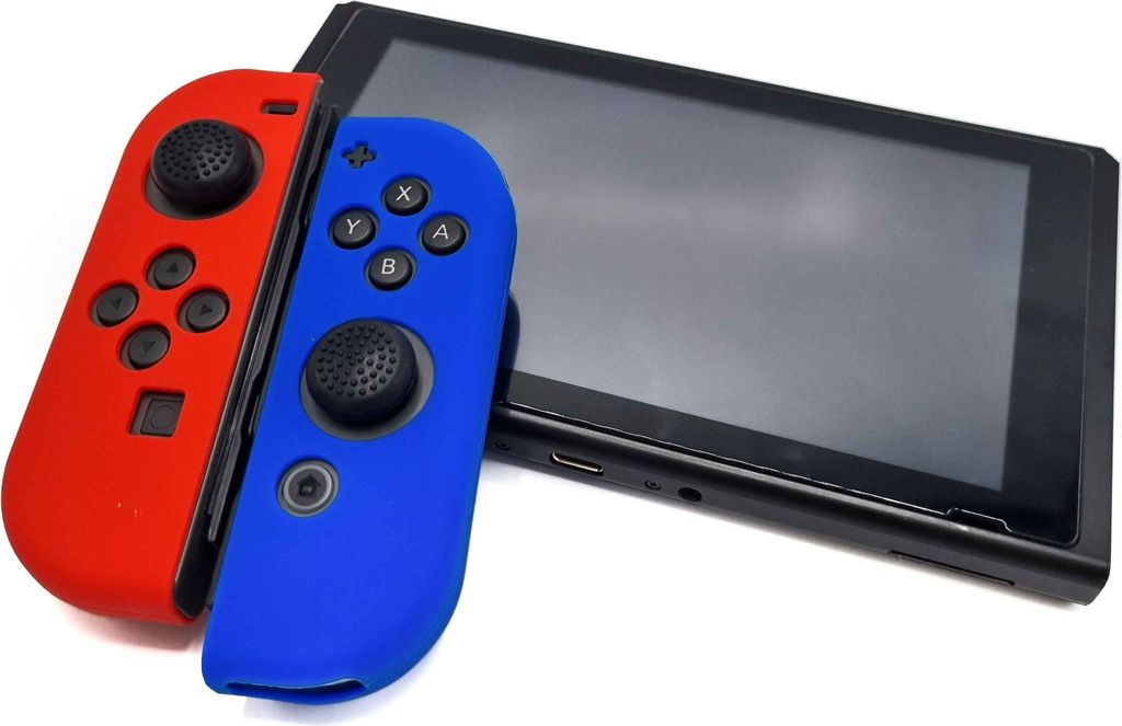 Hüllen & Skins für Nintendo Switch 1 – Performance-Gaming-Hülle – Soft Grip-Abdeckungen – Rutschfestes Joy-Con-Controller-Zubehör – Bla...