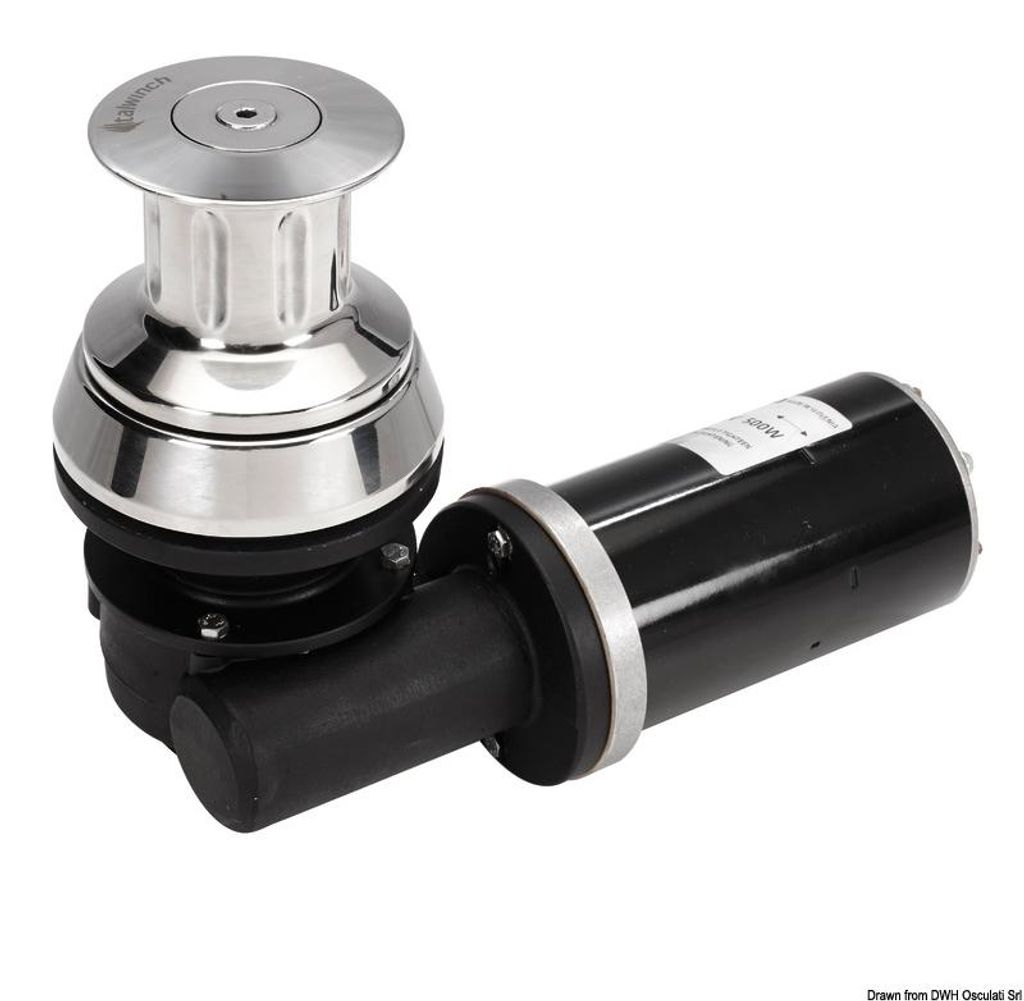 Italwinch Paros Lux Ankerwinde 700 W 12 V - Osculati 02.411.12