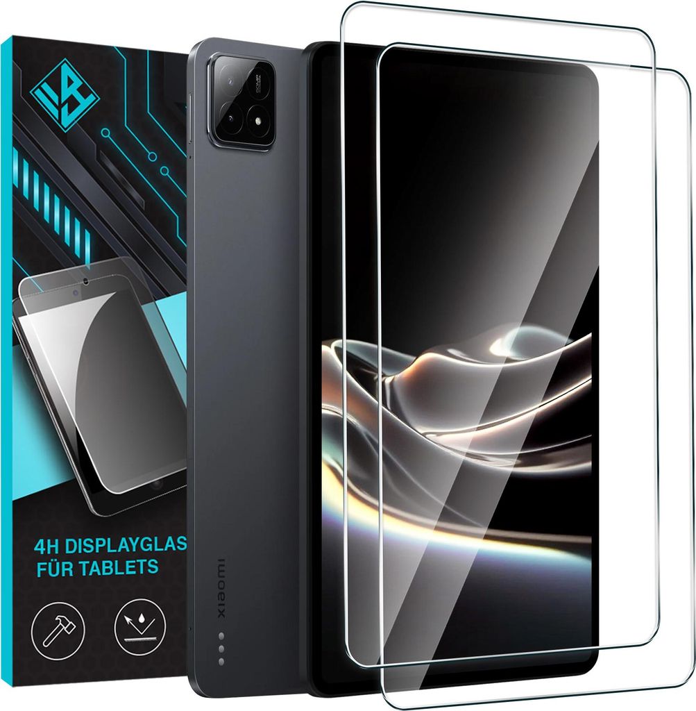 2x 4H Tablet Schutzglas für Xiaomi Pad 6S Pro 12.4 Zoll Produktbild 