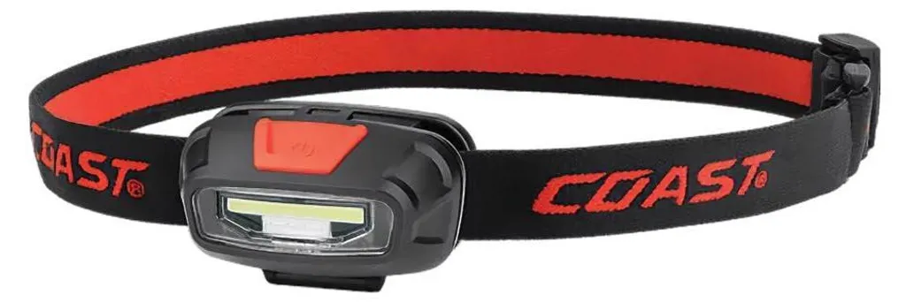 Lampe Frontale LED Coast FL13R avec Faisceau Rouge pour Vision Nocturne
