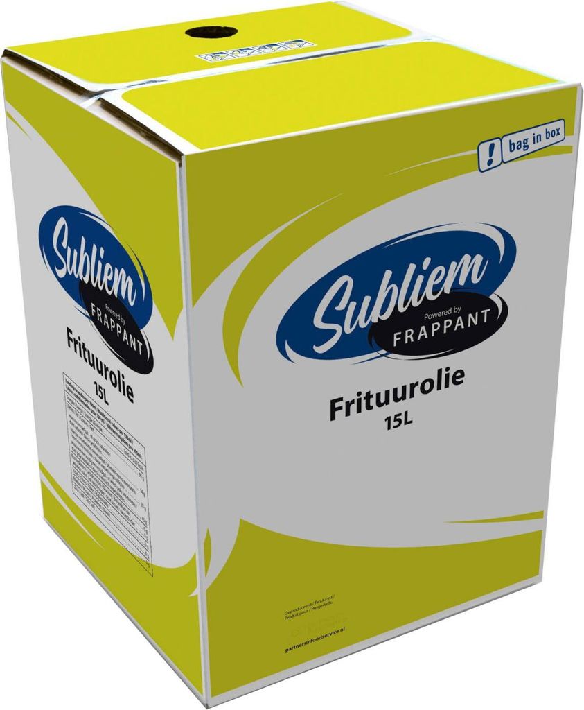 Subliem - Frituurolie - Bag In Box - 15 liter