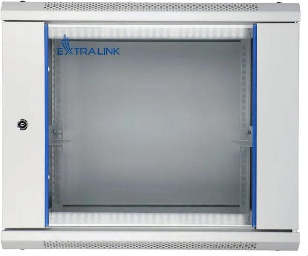 Extralink Armadio a rack 9U 600x600 grigio montato a parete Immagine del prodotto 