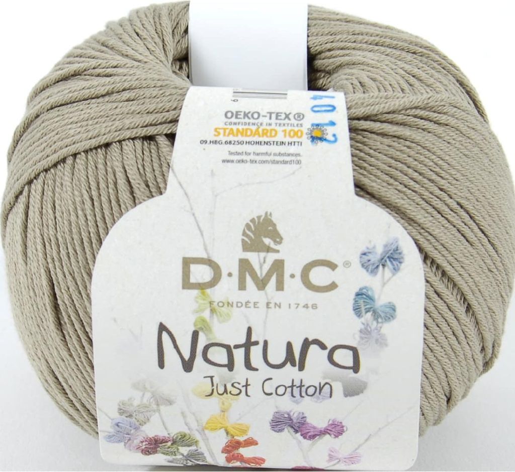 DMC Natura Just Baumwolle – mattes, weiches Garn aus 100 % gekämmter Baumwolle, 302, (Farbe N78)