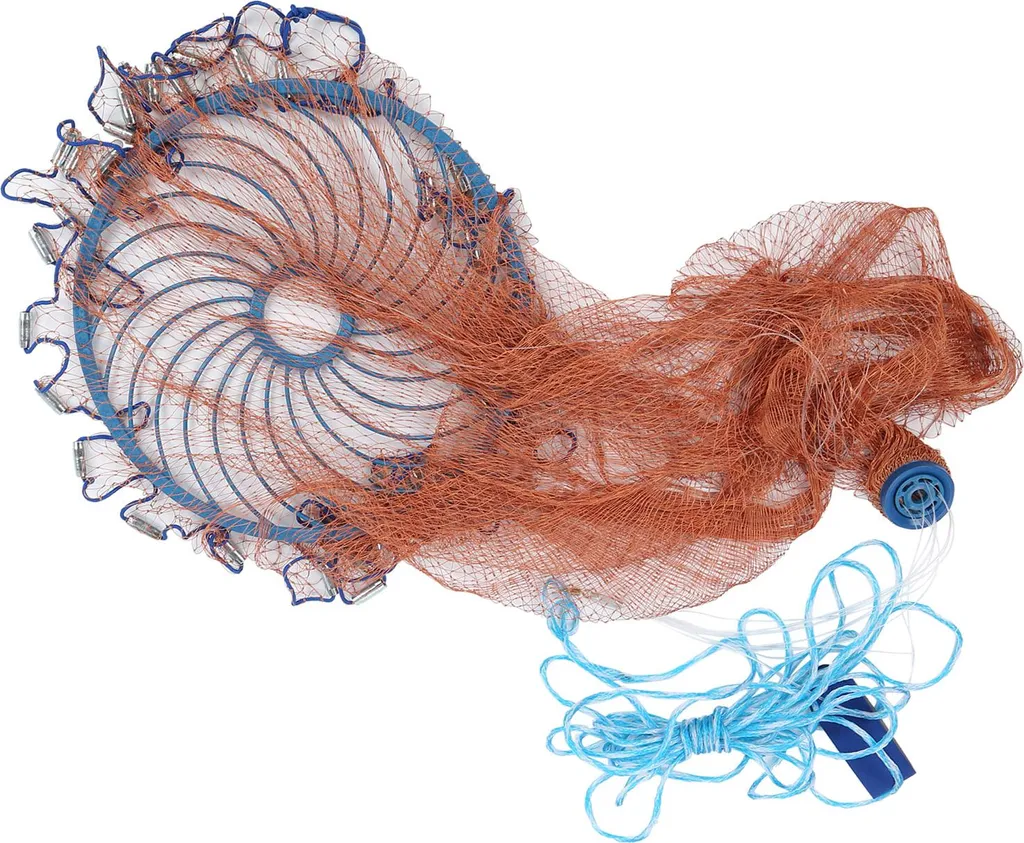 Épervier de pêche à la main 240cm en nylon robuste pour lancer facile - 4