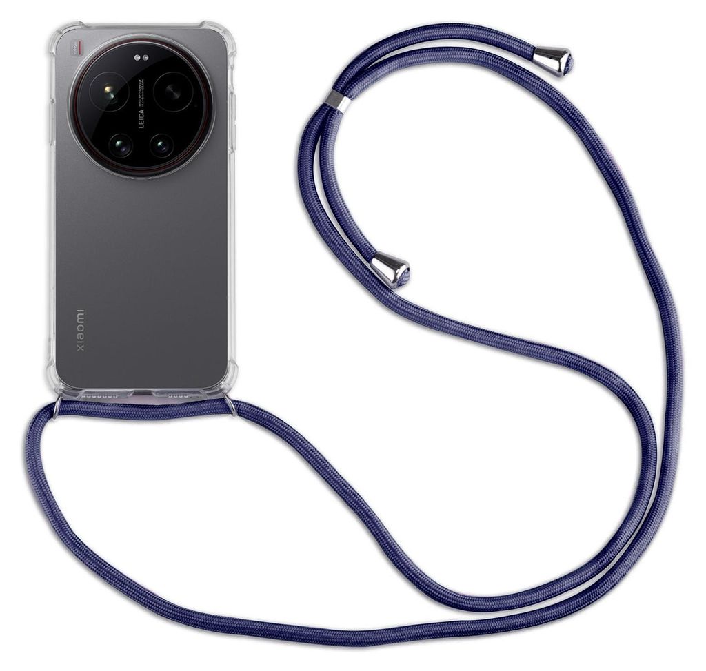 Handykette für Xiaomi 17 Ultra Hülle mit Band Case Handyhülle mit Kette in Blau