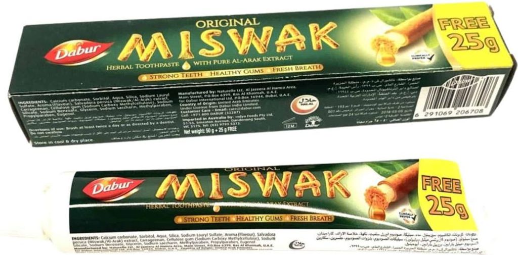 MISWAK AYURVEDIC Bylinná zubní pasta s extraktem Al-Arak Obrázek produktu 