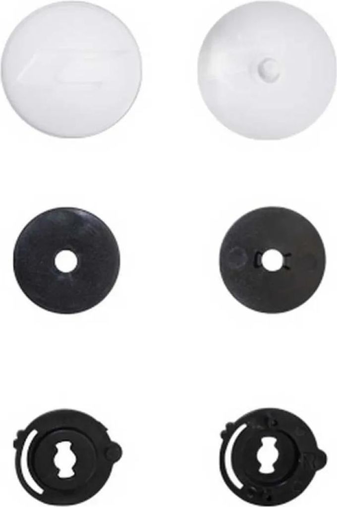Matte Weißes Visierbefestigungsset für Jet-Helm CGM 191 PIX