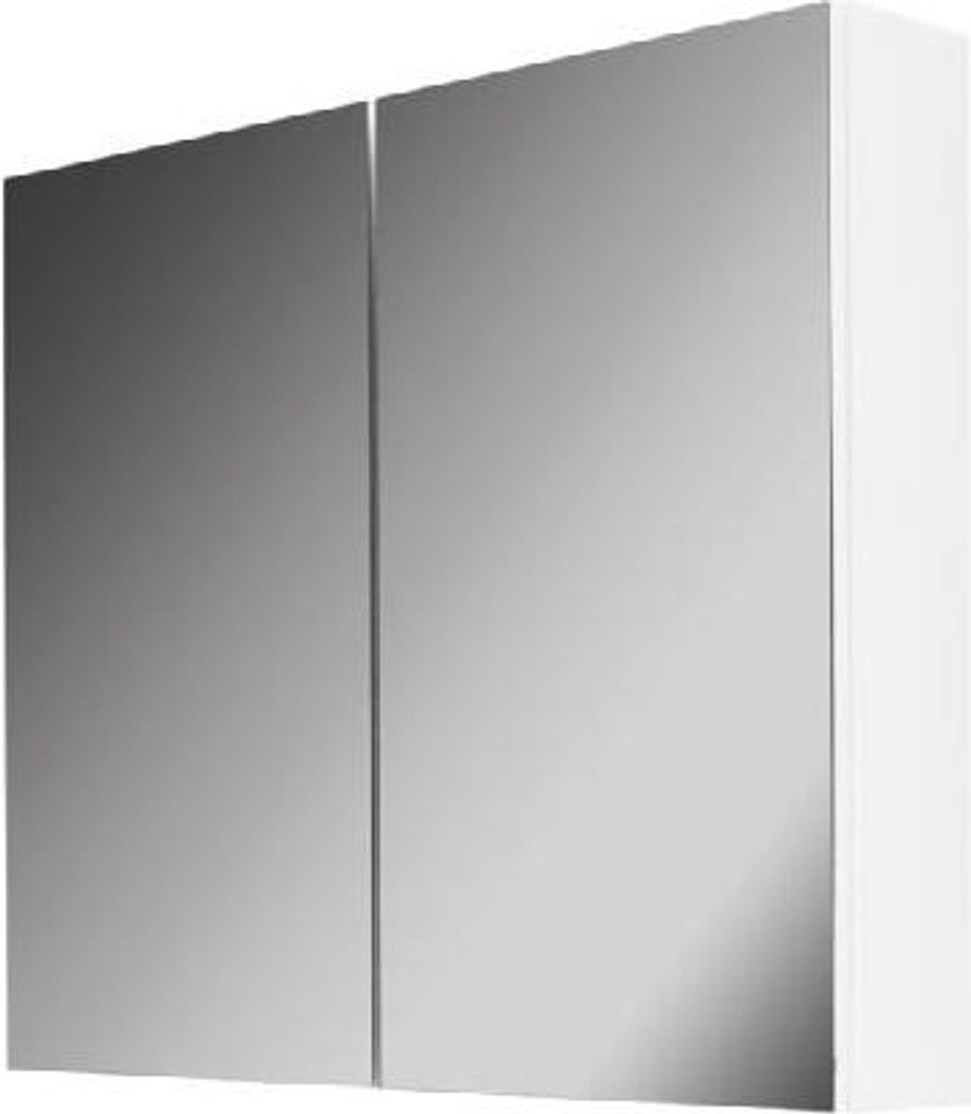 kielle Vega - Spiegelschrank, 60x73x15 cm, Weiß glänzend 50118600