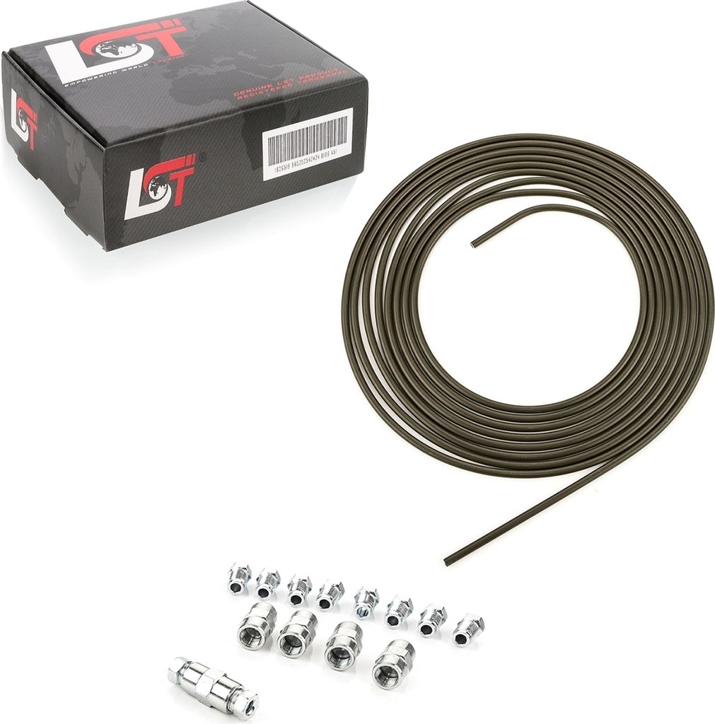 5m Stahl Bremsleitung 4,75mm + 5 Verbinder für Kia Hyundai Daewoo Daihatsu