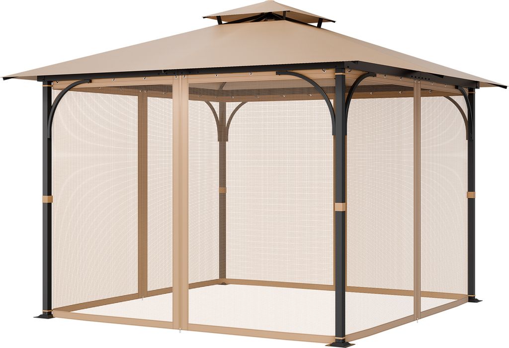 VEVOR zanzariera per gazebo, adatta per gazebo 304 x 304 x Immagine del prodotto 