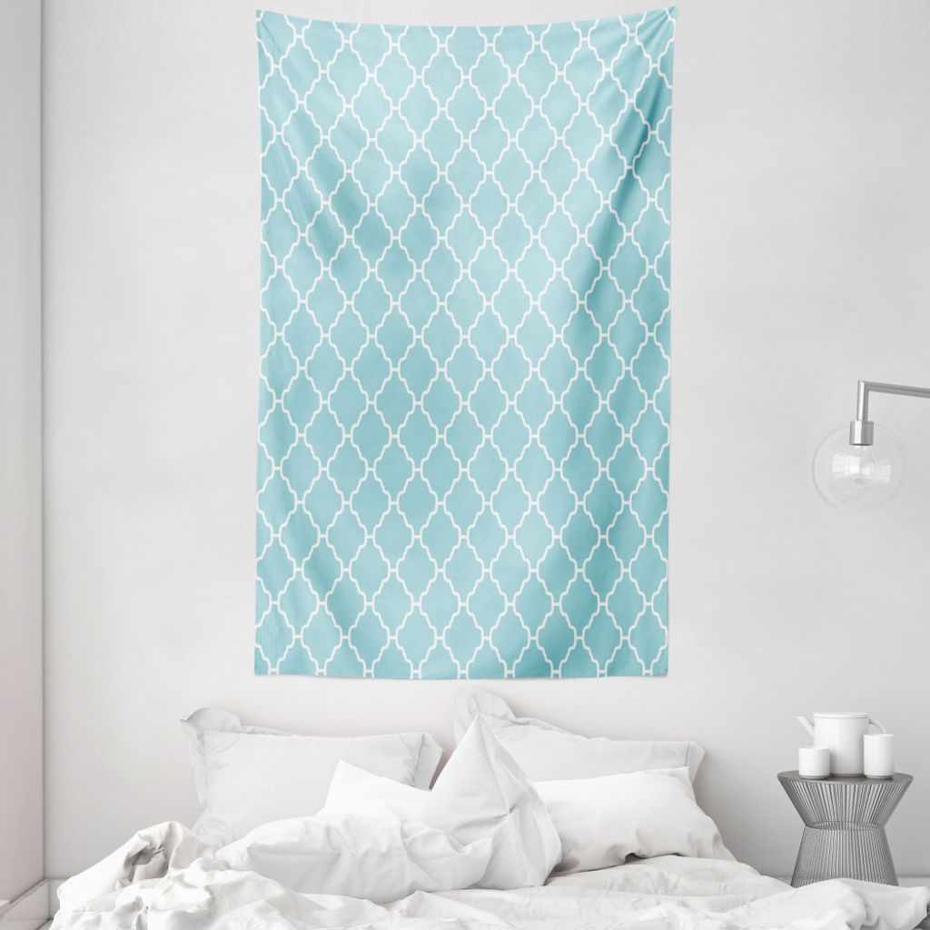 ABAKUHAUS Garten Wandteppich und Tagesdecke, Gänseblümchen Rural Cottage aus Weiches Mikrofaser Stoff Waschbar ohne Verblassen Digitaldruck, 140 ...