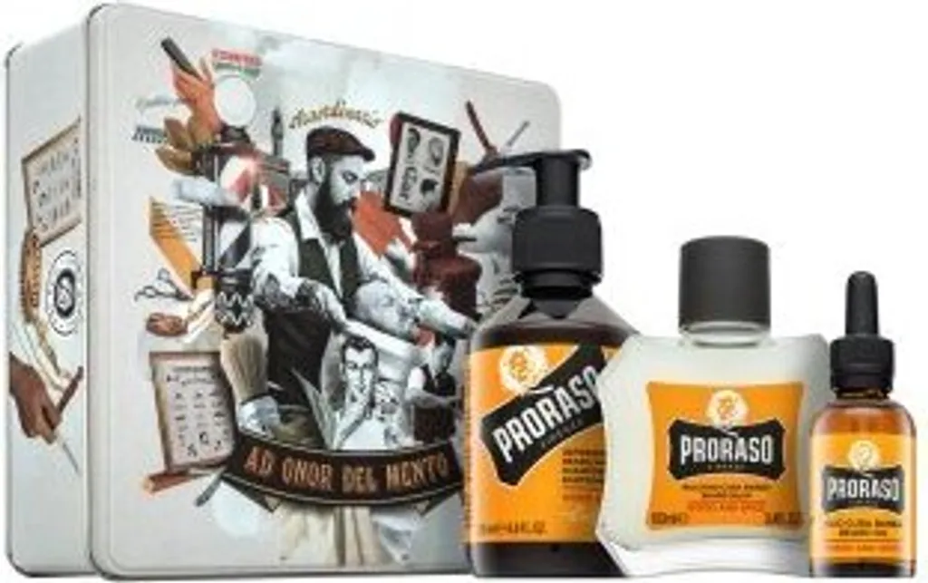 Set Barba Proraso Wood & Spice: Cura Professionale 3 Step in Box