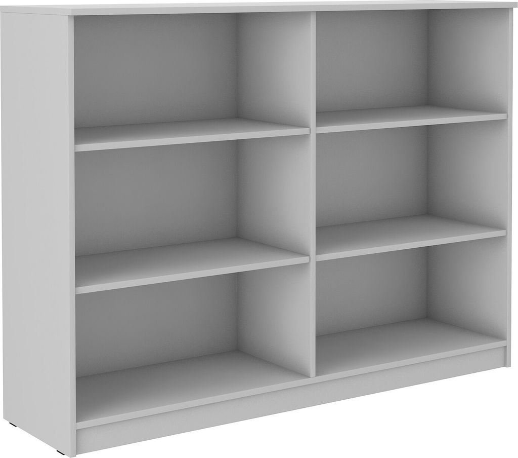 Masseno Kommode MALTESA 160 cm Sideboard für Wohnzimmer Schlafzimmer Modern 160x44x117 cm Grau / Grau