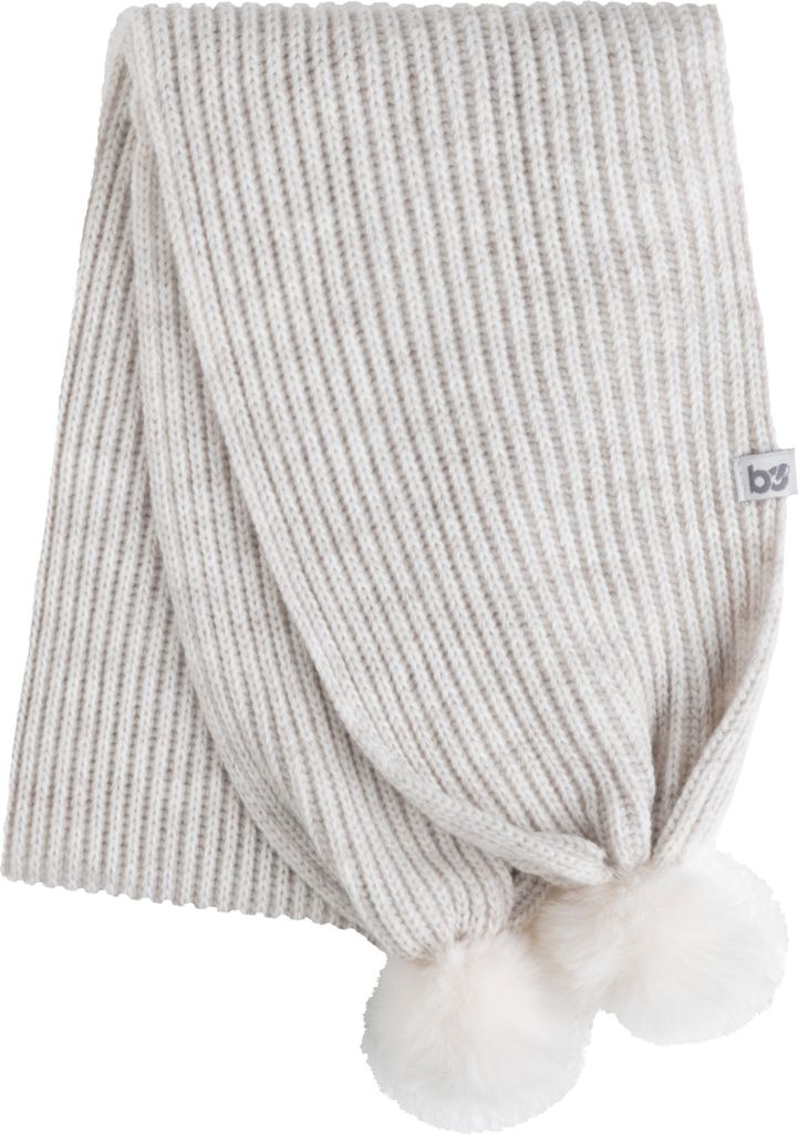 Baby's Only Schal mit pompon Cool - Ecru - 3-8 Jahre - 100% Polyacryl