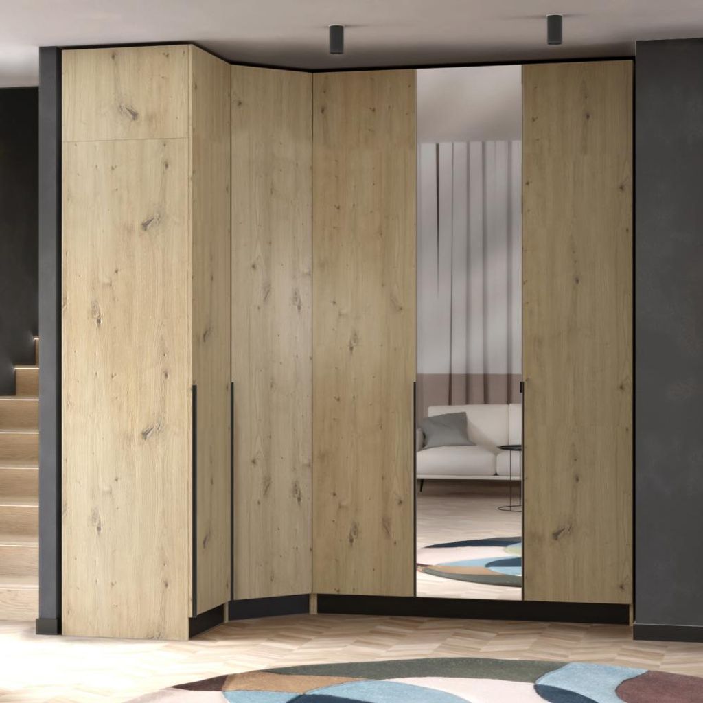 Kondela Hohe Eckfront Kreo - Eiche Artisan