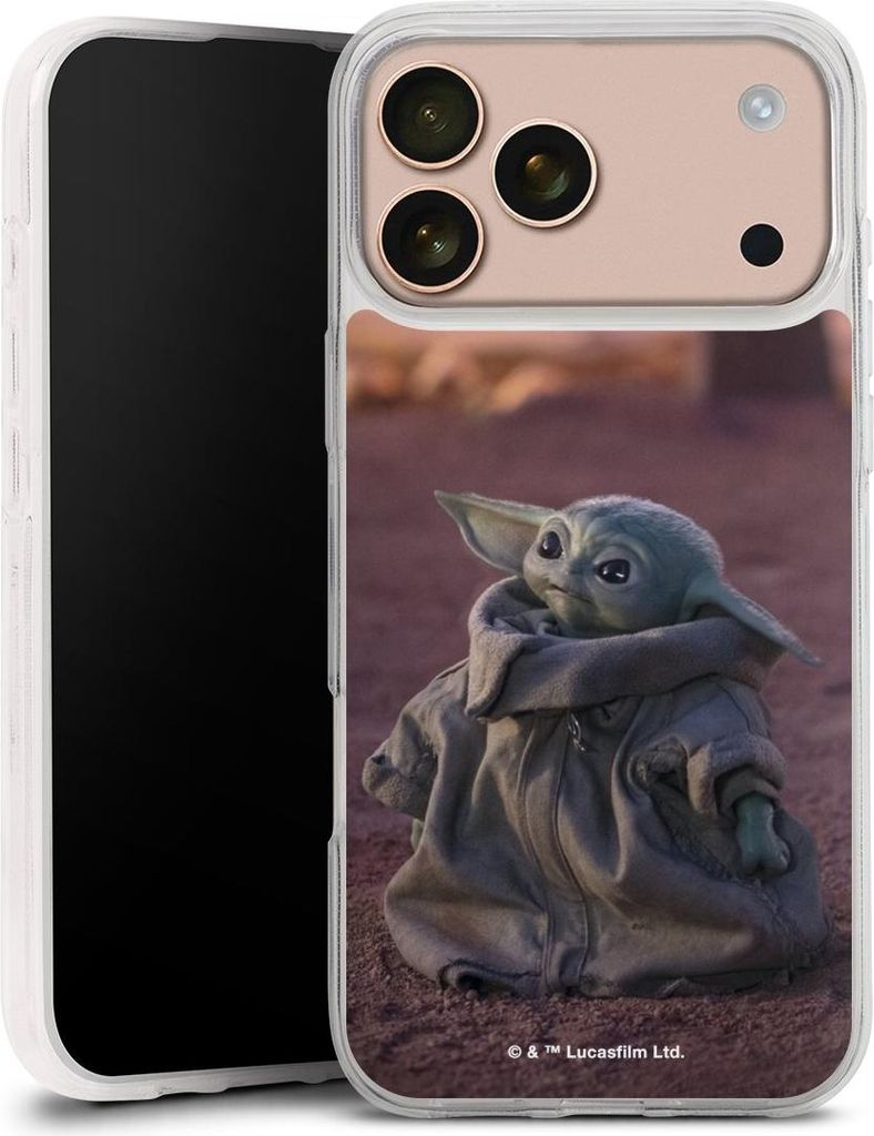 DeinDesign Handyhülle für Apple iPhone 17 Pro Max Silikon Hülle Case Smartphone Schutzhülle Star Wars Baby Yoda The Child