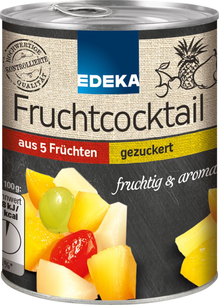 Edeka 5-Fruchtcocktail große Stücke gezuckert | Kaufland.de