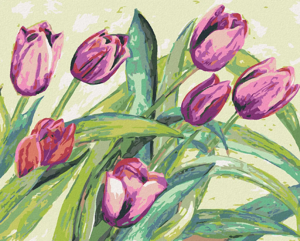 Quadro DIY Diamond Painting Zuty 40x50 cm - Ragazza con Coniglio Moderno - 5