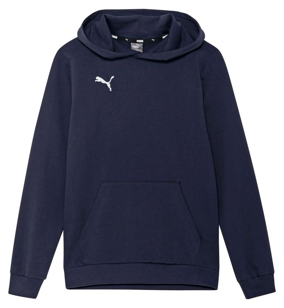Puma - "Team Goal Casuals" Kapuzenpullover für Kinder PP4643 (128) (Dunkles Marineblau)