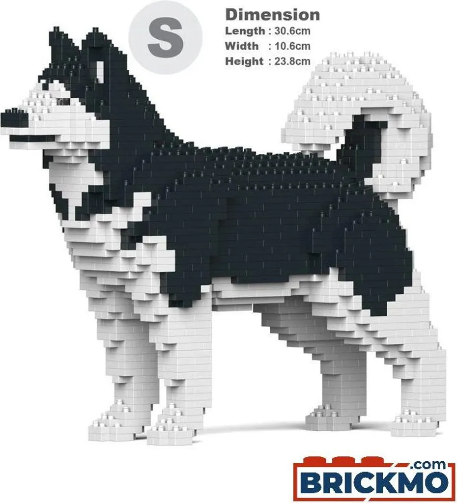 Objet Déco Malamute d'Alaska à Construire JEKCA pour Bureau et Salon