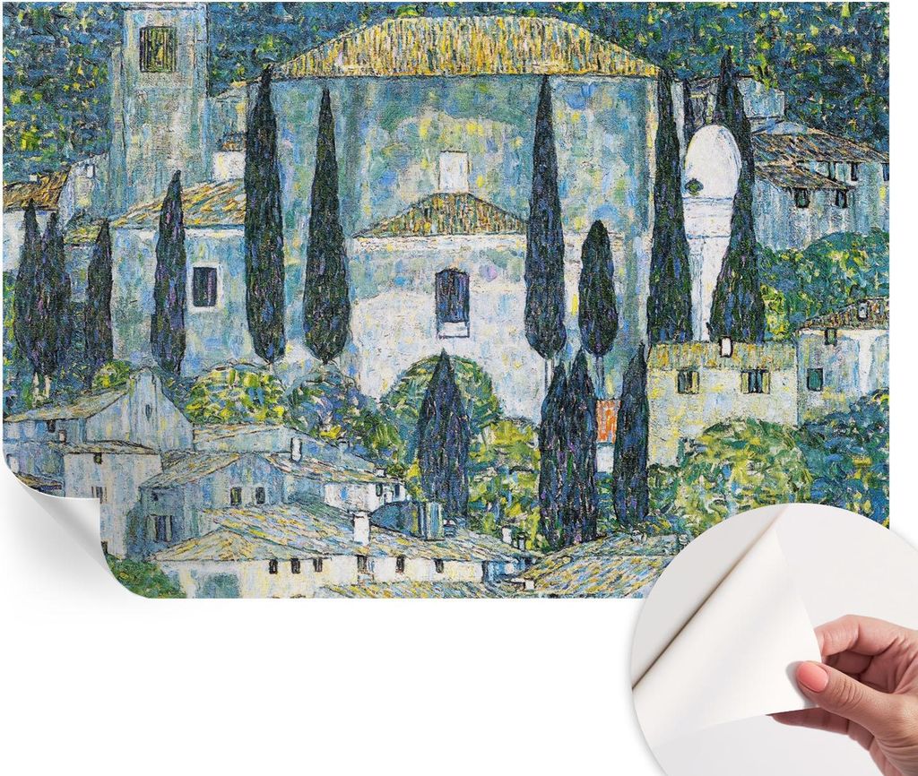 Selbstklebende Wandtapete - Dekorative Tapete für Wohnzimmer - Klebefolie für Wandbilder - Tapetenfolie für Wanddekoration - 104x70 cm - Zypress...