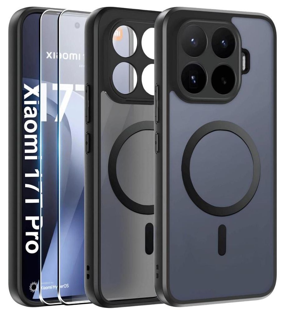 Hülle + 2X Schutzglas für Xiaomi 17T Pro MagSafe Case Cover Produktbild 
