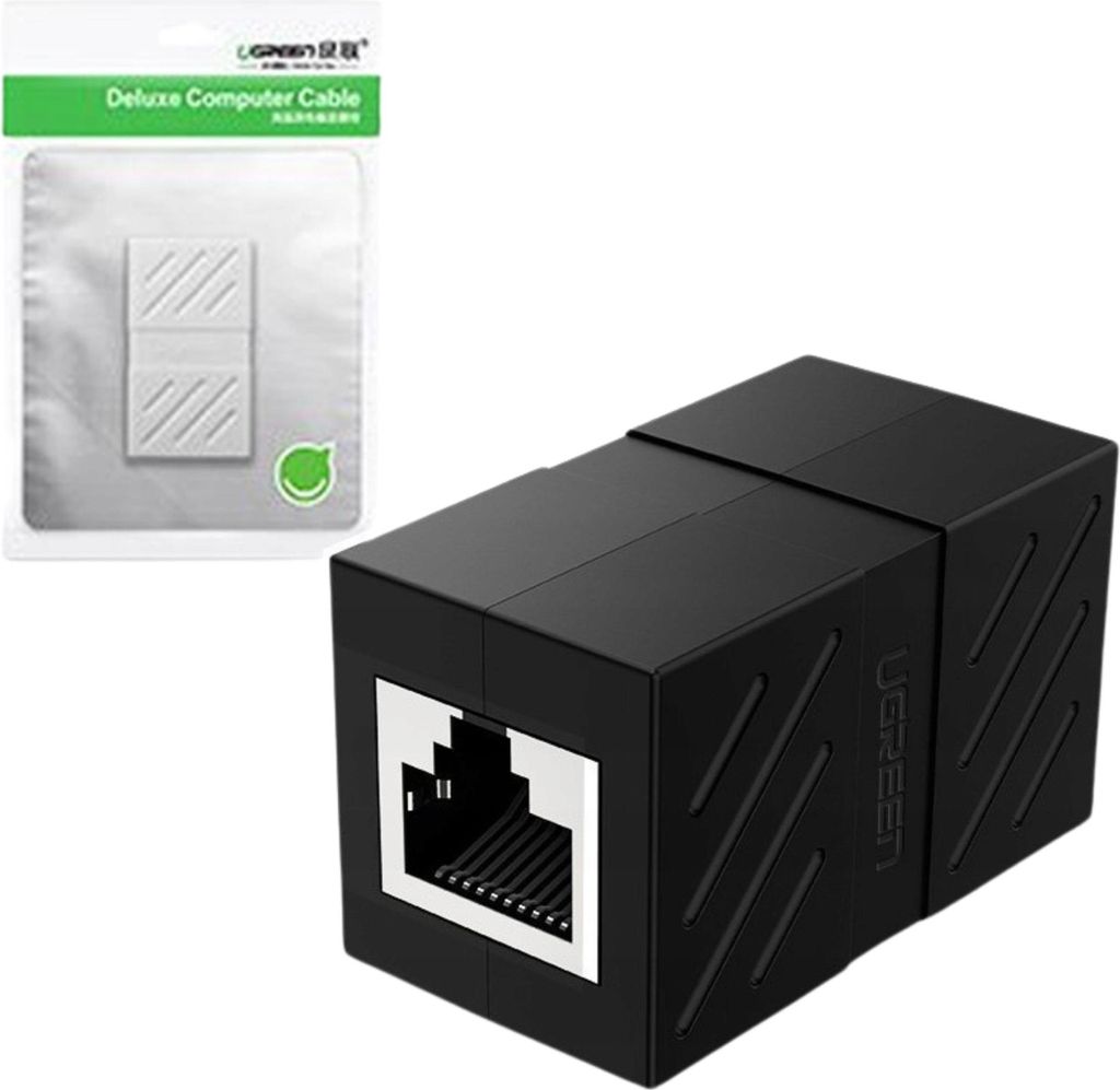 Adattatore/accoppiatore di rete Ugreen, Cat 7, RJ45, 10 Immagine del prodotto 