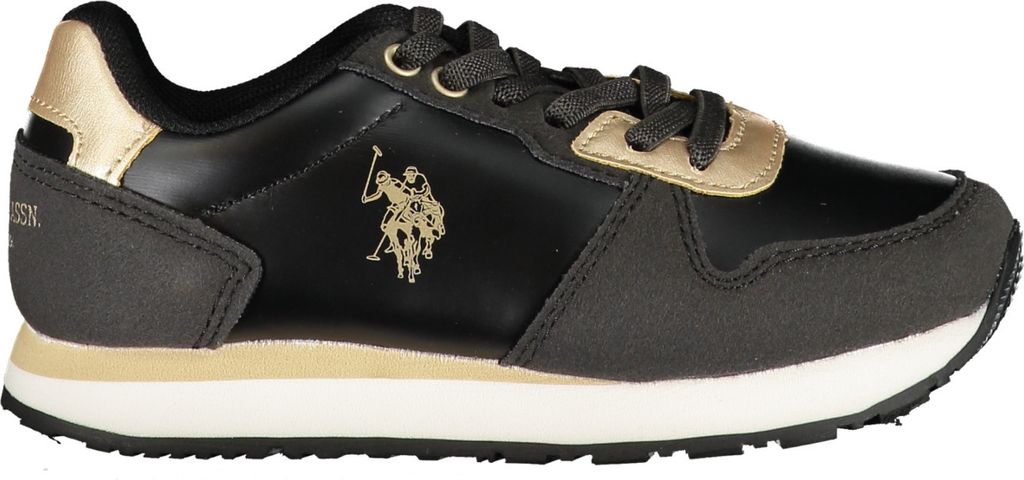 US POLO ASSN. SCHWARZE KINDER-SPORTSCHUHE : Farbe - Schwarz, Größe - 29 Größe: 29 Farbe: Schwarz