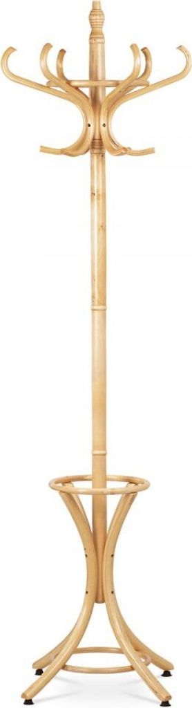 AUTRONIC, s.r.o. - Holzregal, Pappel und Birke massiv, dunkelbraun lackiert, Höhe 185 cm, F-2059 BR