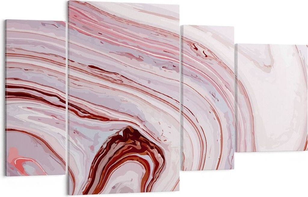 Bild auf Leinwand - Leinwandbild - Abstraktion modern - 120x70cm - Wand Bild - Wanddeko - Leinwanddruck - Bilder - Kunstdruck - Wanddekoration - Le...