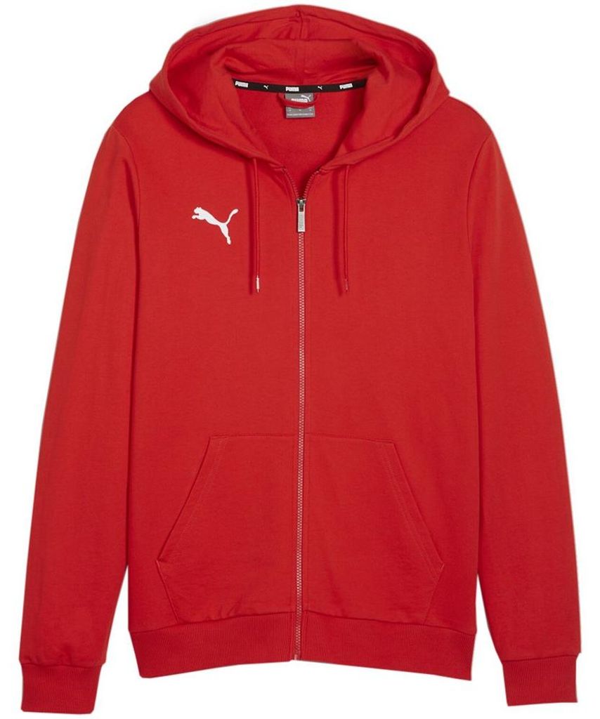 Puma - "Team Goal" Hoodie mit durchgehendem Reißverschluss für Herren PP5377 (L) (Rot)