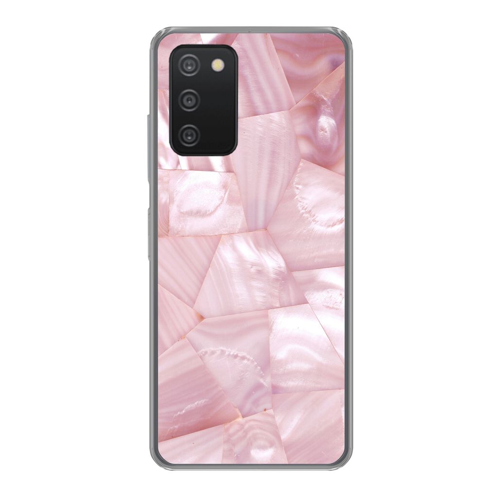 MuchoWow Handyhülle Schutzhülle Hülle für Samsung Galaxy A53 5G Naturstein - Perlmutt - Luxus Silikon Softcase Handy Hülle - Schutzabdeckung