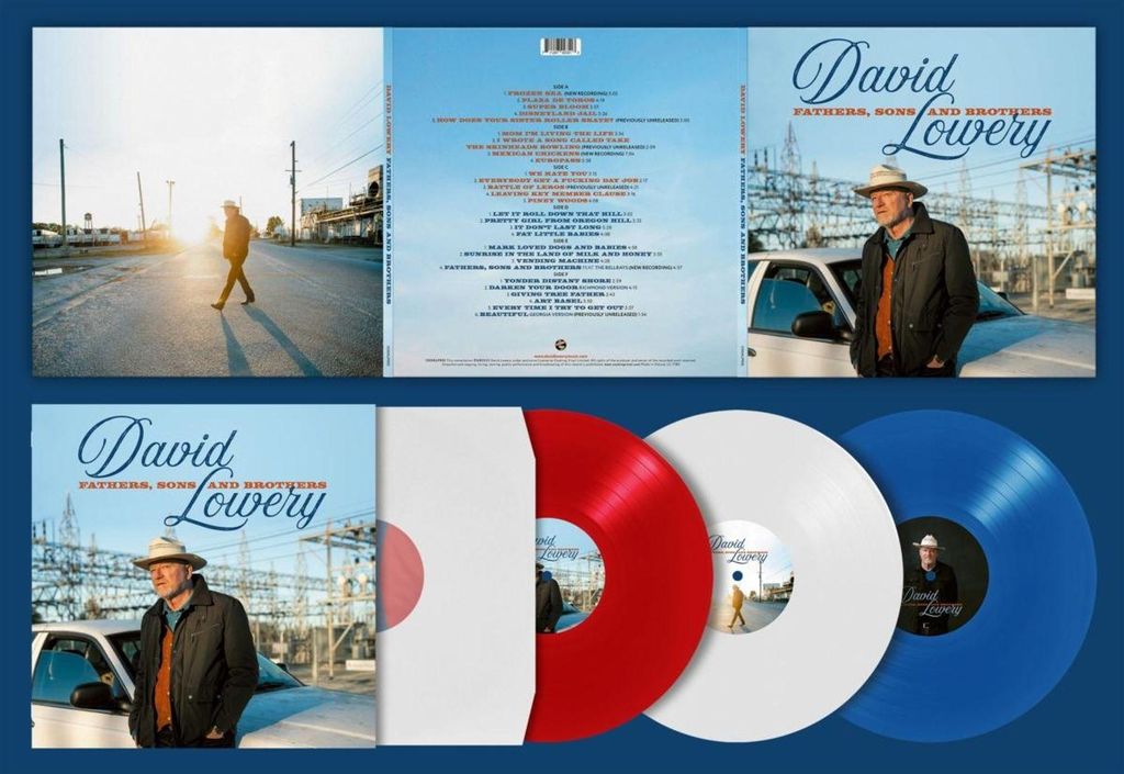 David Lowery: Fathers, Sons And Brothers (Deluxe Edition) (Red, White & Blue Vinyl)